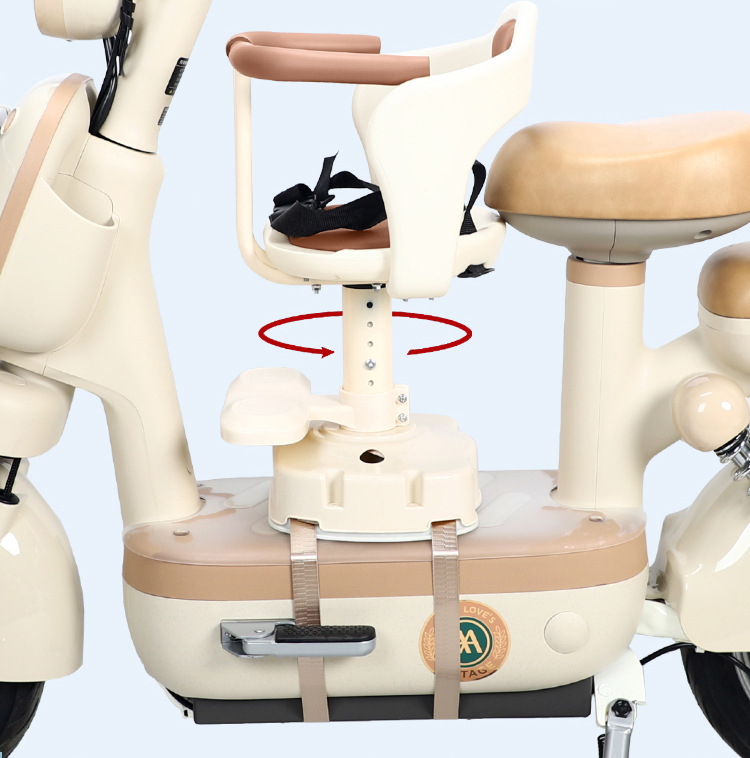 Suitable for Electric Vehicle Kidsren's Seat Front-Mounted and Rotatable, Suitable for Yadi Emma Bell Motorcycle Battery Car Baby