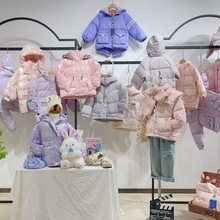 巴拉巴拉 糯言 品牌童装冬款羽绒服棉服工厂 实体店 直播走份货源
