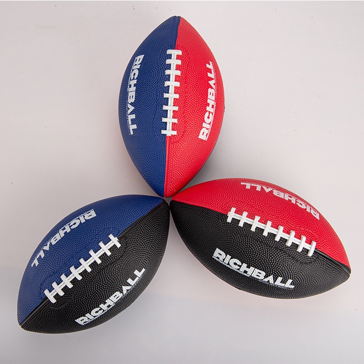 Customized American Football Rubber Ball No. 3, No. 5, No. 7, Kidsren's and Adult Training Football Wholesale