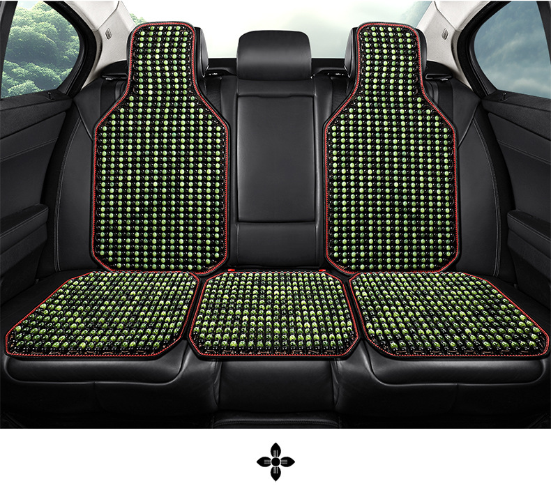 Cross-Border Bodhi Jade Multi-Piece Car Seat Cushion Three-Piece Set Wholesale Single Seat New Interior Supplies Seat Cushion Dropshipping