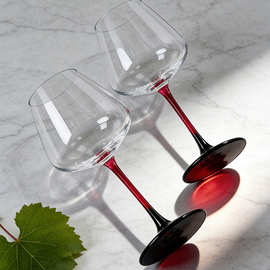 玻璃杯红酒杯大号家用轻奢大肚葡萄酒杯高颜值加厚洋酒杯高脚杯子