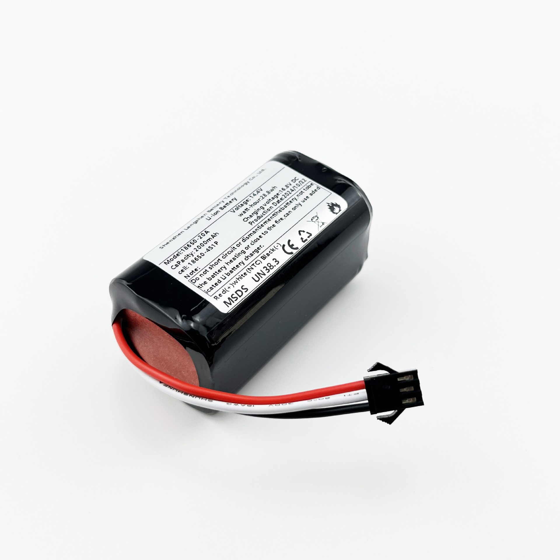 LS-18650 리튬 배터리 팩-14.4V2000mAh 4 조합 Tian 모양