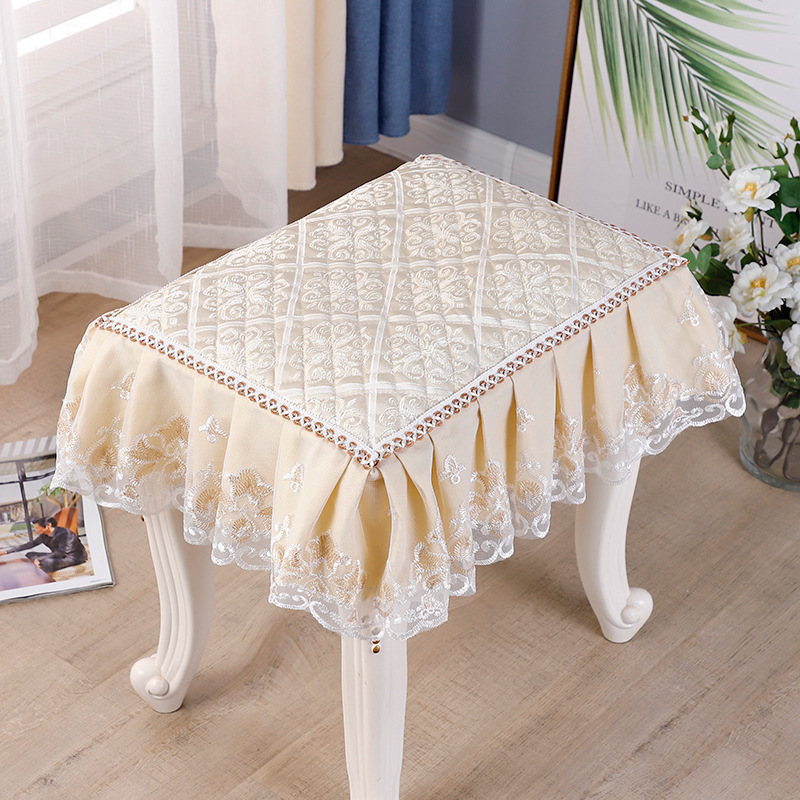 스몰 플라워 퀼팅 베이지