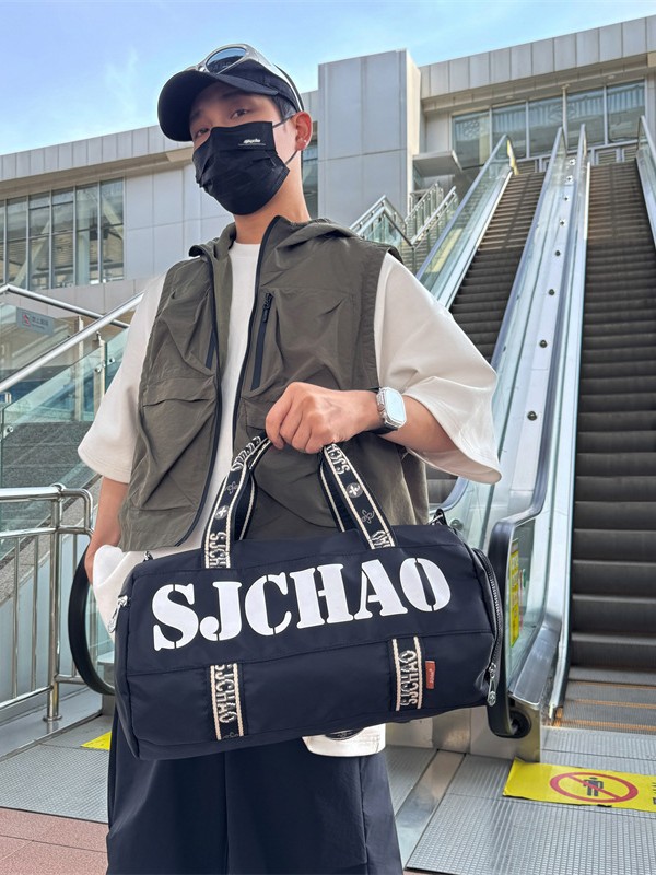 Bolso de viaje portátil de gran capacidad para hombres y mujeres para viajes de negocios de corta distancia Bolso de mensajero de posición de zapatos de salida ligero e impermeable de alta calidad Oxford