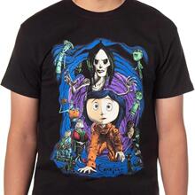 Coraline Men's Spiral Tunnel Character Graphic Print Adult