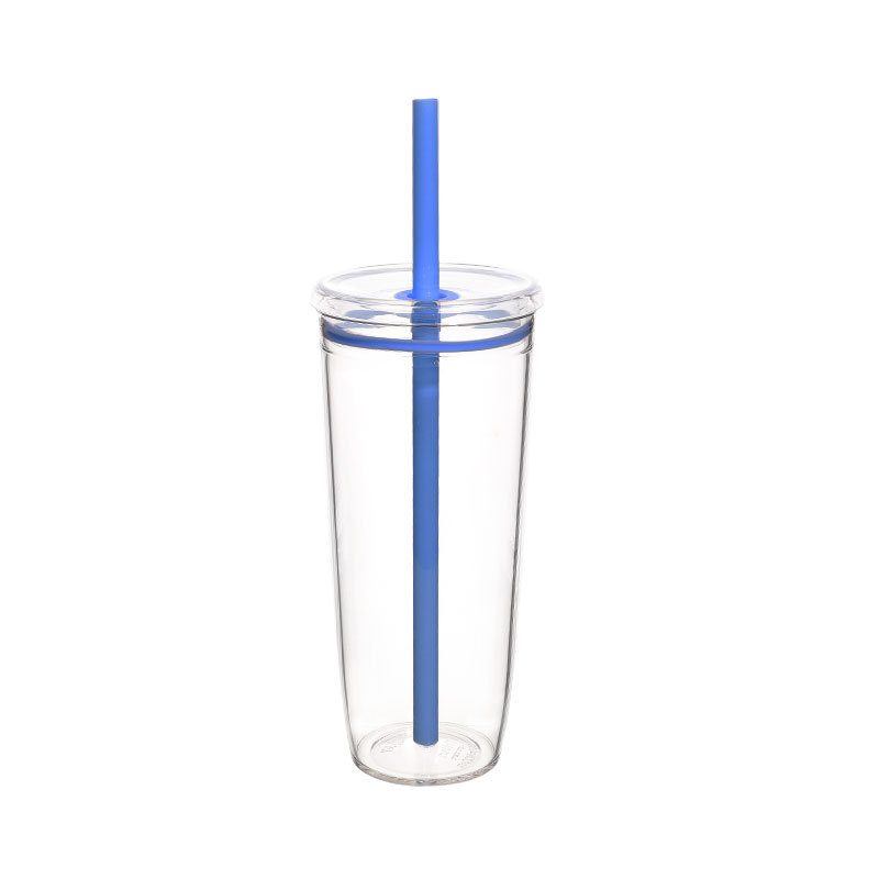厂家直供新款20oz单层tritan吸管杯  咖啡杯马卡龙多色简约水杯|undefined