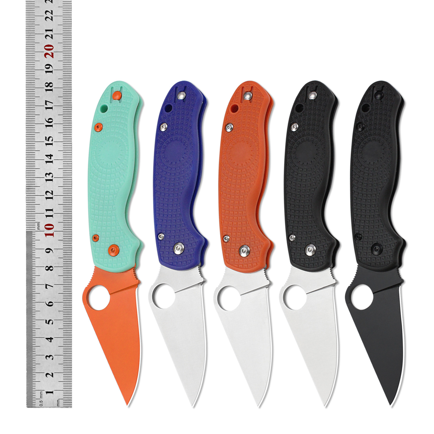 折刀C223Para 3 轻量级尼龙手柄轴承便携刀迷你口袋刀EDC 折叠刀