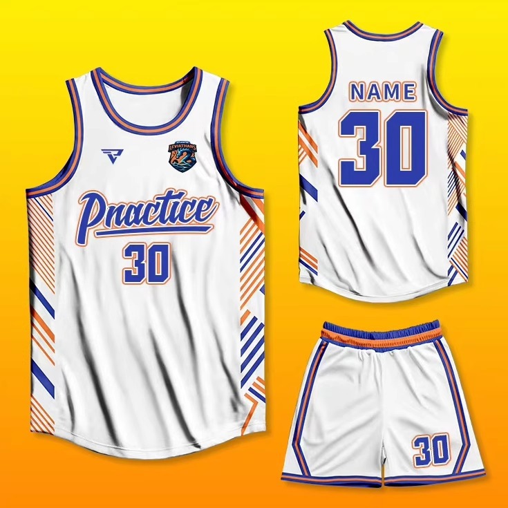Basketball Uniform Custom Suit Men's American College Student Game Training Printed Unit Breathable Training Uniform Vest Jersey