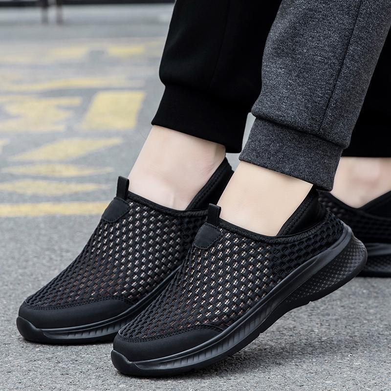 2025 Summer Men's and Women's Large Mesh Sandals, One Shoe, Two Wear, Breathable Footwear, Breathable Outdoor Lightweight Shoes for the Elderly, Trendy Shoes