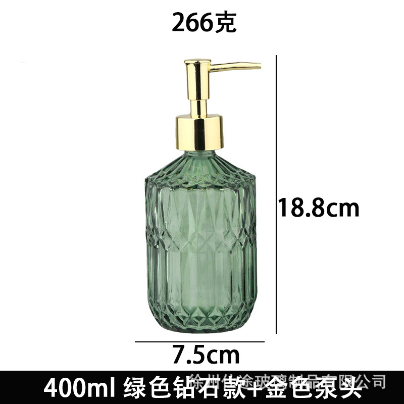 Dispensador de Loción y Jabón Líquido de Vidrio Esmerilado para Hotel y Hogar image 18