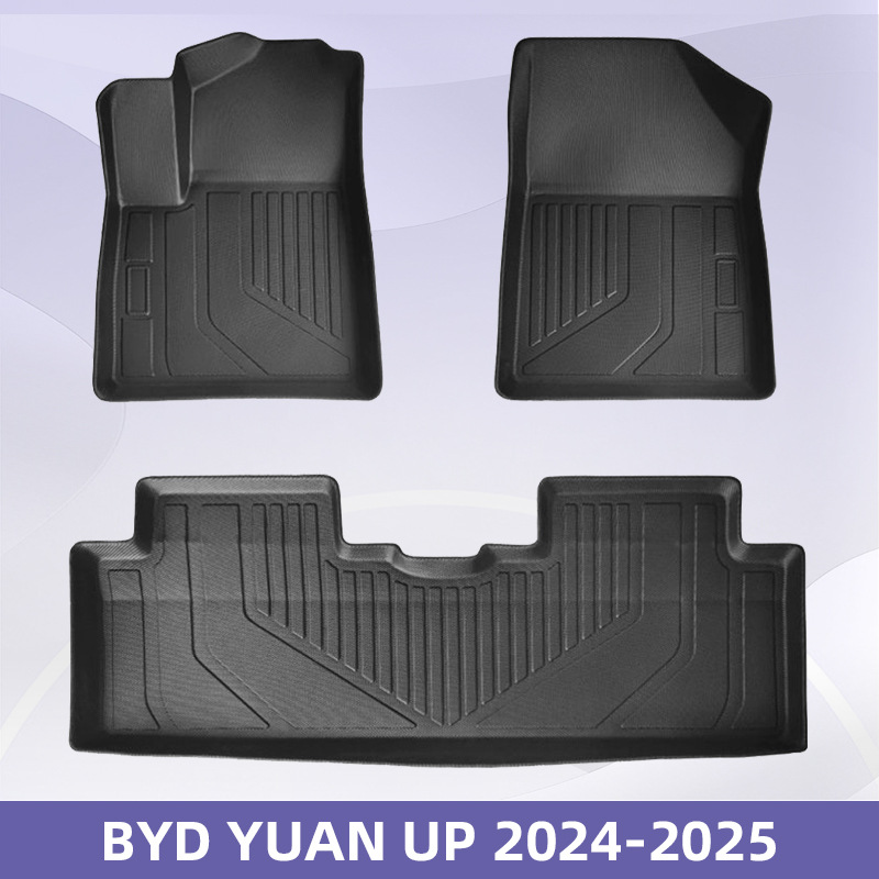 Aplicable a BYD YUAN UP 2024 - 2025 TPE Foot Pads 3D All Weather Material Backpack Pad