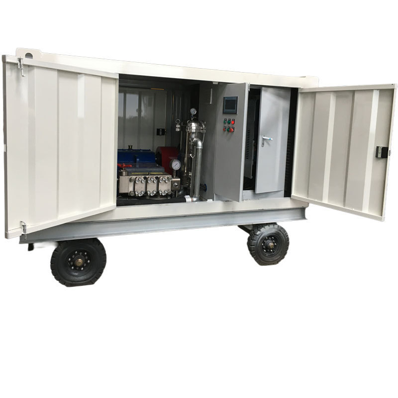 Motor Driven 100Mpa High Pressure Water Gun Rust Cleaning Machine Ultra High Pressure Water Jet Factory Heat Exchanger Tube Motor Driven 100Mpa High Pressure Water Gun Rust Cleaning Machine Ultra High Pressure Water Jet Factory Heat Exchanger Tube