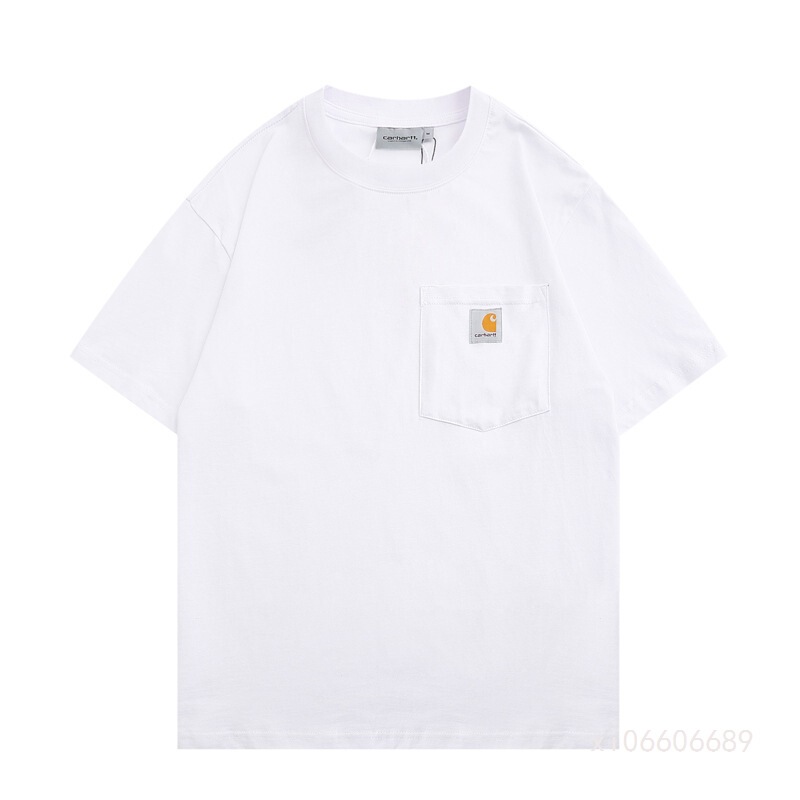 Carhartt Carhart K87 Classic Small Standard Workwear Pocket Short-sleeved Men's and Women's Trendy Brand All-match Round Neck Couple's T-shirt