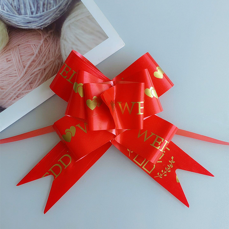 49 nudo de encaje suministros de boda bowknot cinta caja de regalo de boda embalaje coche de boda decoración manija de la puerta al por mayor