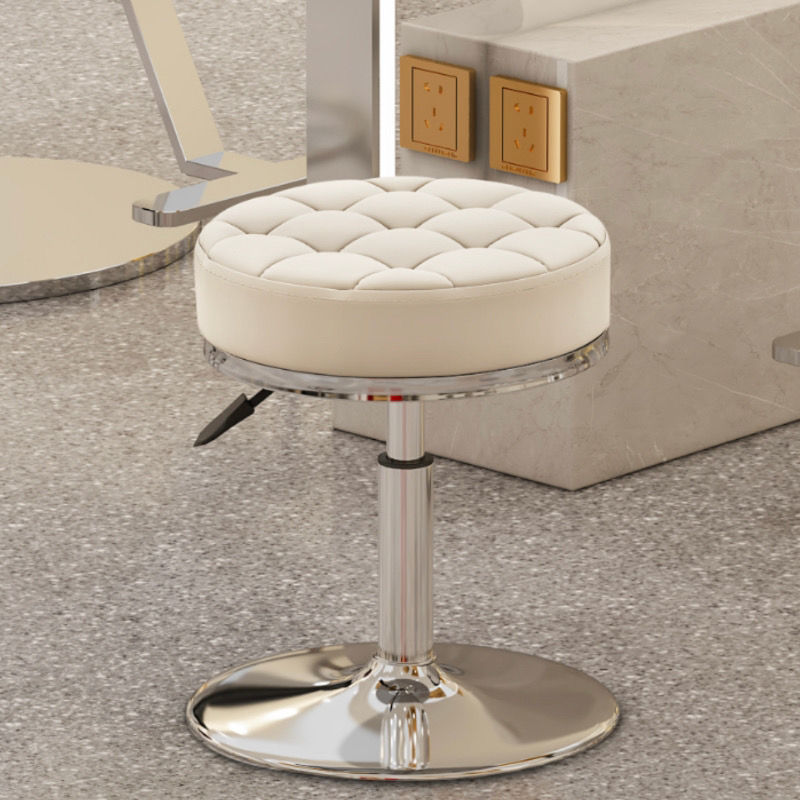 Barbería silla de corte de pelo taburete de carpintería elevación rotatoria taburete redondo polea doméstica barbería salón de belleza taburete