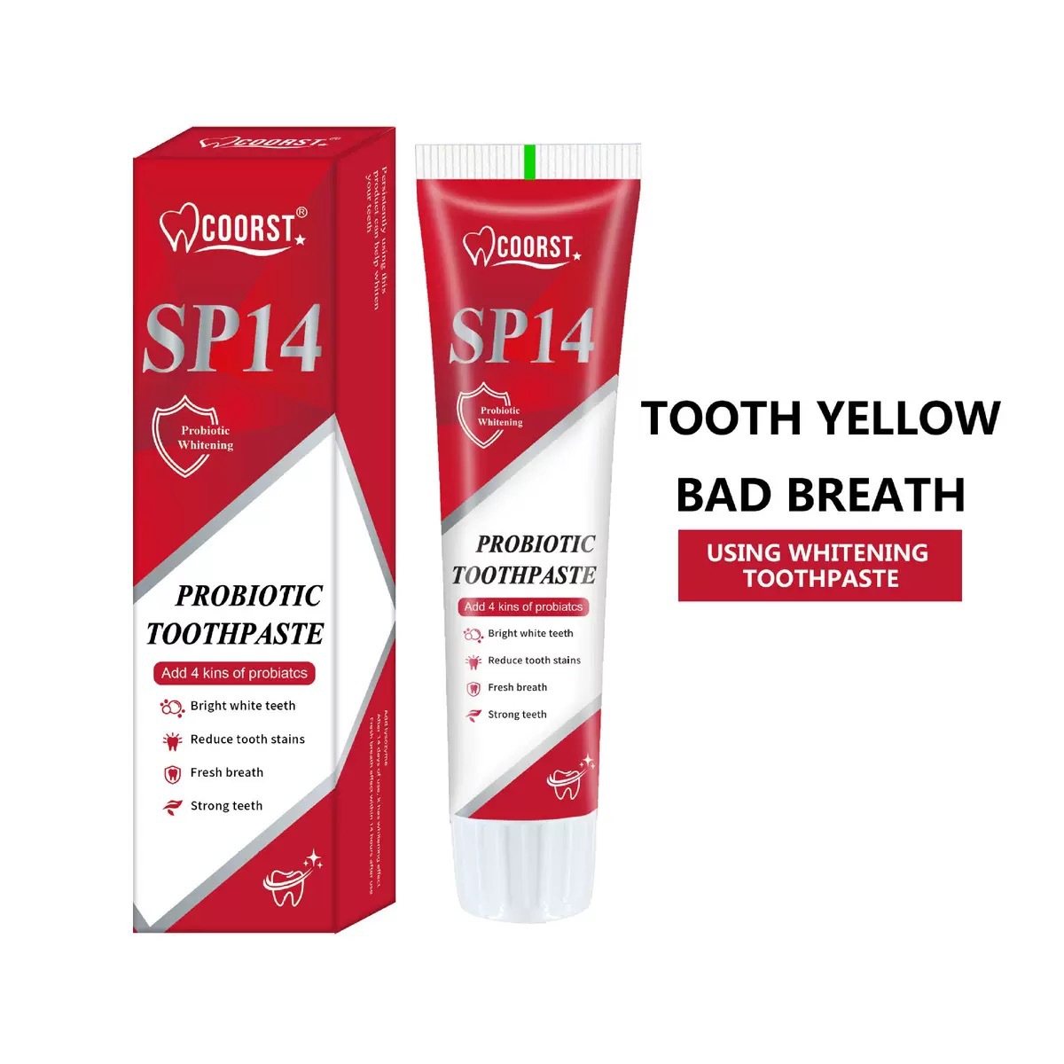 영문판 프로바이오틱스 SP-14 치약 [수출 전용, 국내 판매 책임 없음]