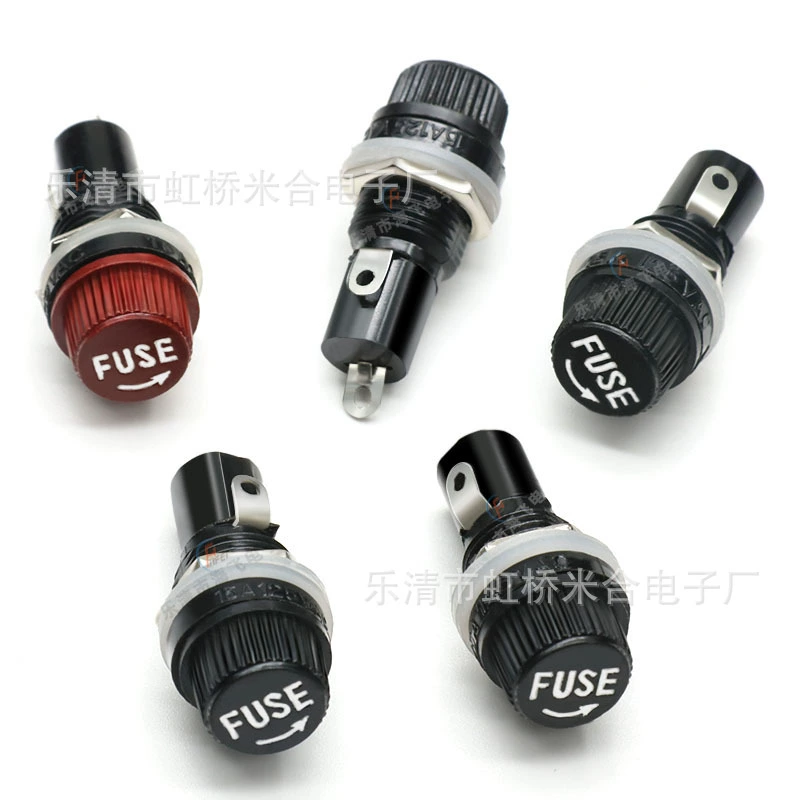 Держатель предохранителя FUSE 50*20 средний размер большой предохранитель труба 6*30 панельный монтаж деревянного предохранителя