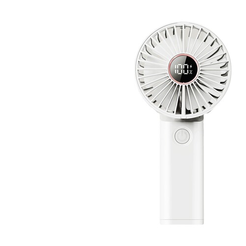 Cross-border new USB handheld small fan multi-functional silent digital charging mini foldable handheld small electric fan