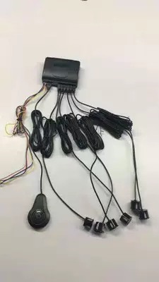 Park radarı: 4 probe front and back - front-2-rear-4-rear-visible-connected-with-rear-navigation-please-note-the-color-default-black