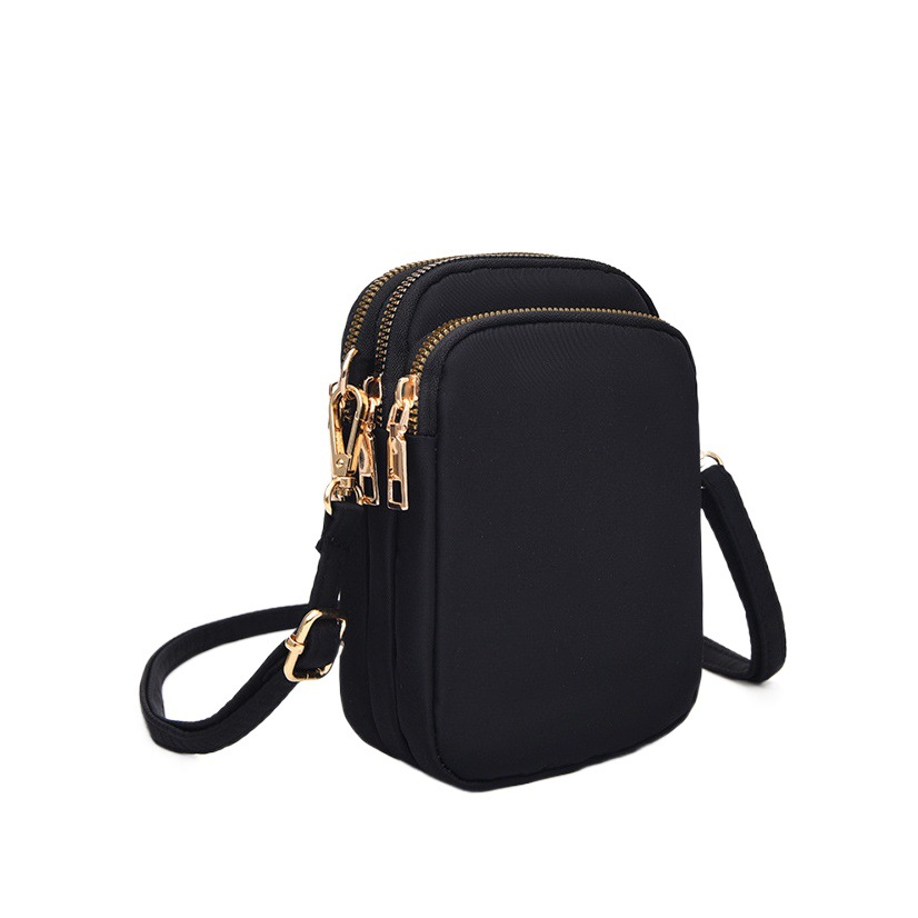 Cross-Border Mobile Phone Bag Women's Cross-Body 2025 New Walking Mini Bag Mobile Phone Cloth Bag Summer Vertical Coin Purse
