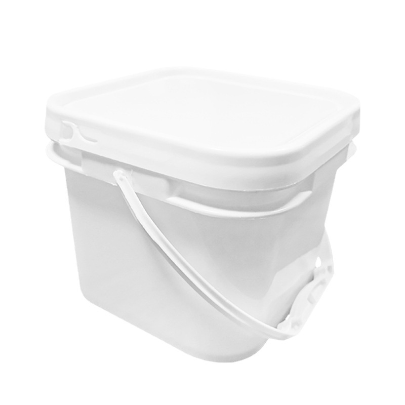 2L正方形桶 2L正方形包装桶  2L正方塑料桶  2升广口正方桶