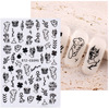 Nail stickers, fresh adhesive fake nails for nails, suitable for import, new collection, 3D