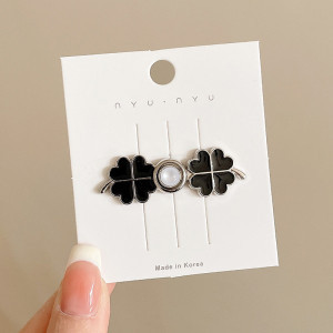 Pantalones de jeans de cintura, botones de cintura ajustados, botones ajustables fijos