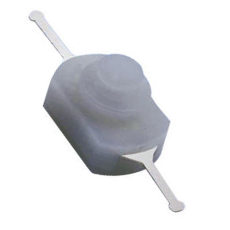 批发一开一关自锁手电筒开关  白色黑色自锁手电筒开关12*8mm