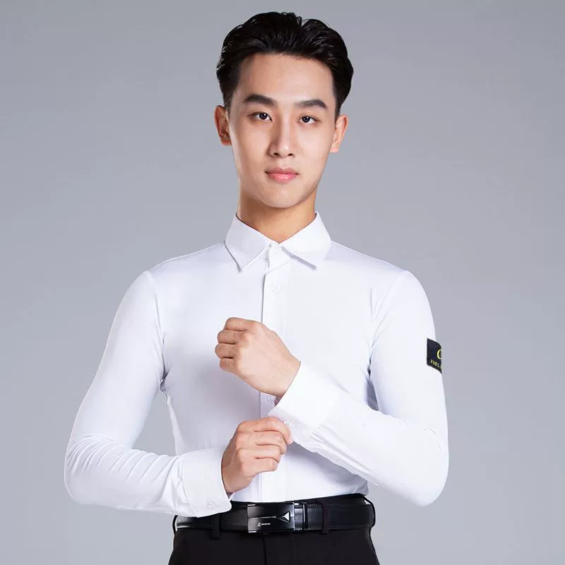 Топы для латиноамериканских танцев для взрослых, бальные танцы, вальс, бальные танцы, тренировочная одежда, рубашка 799