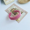 Demi-season plush retro high advanced headband, hair accessory, high-end