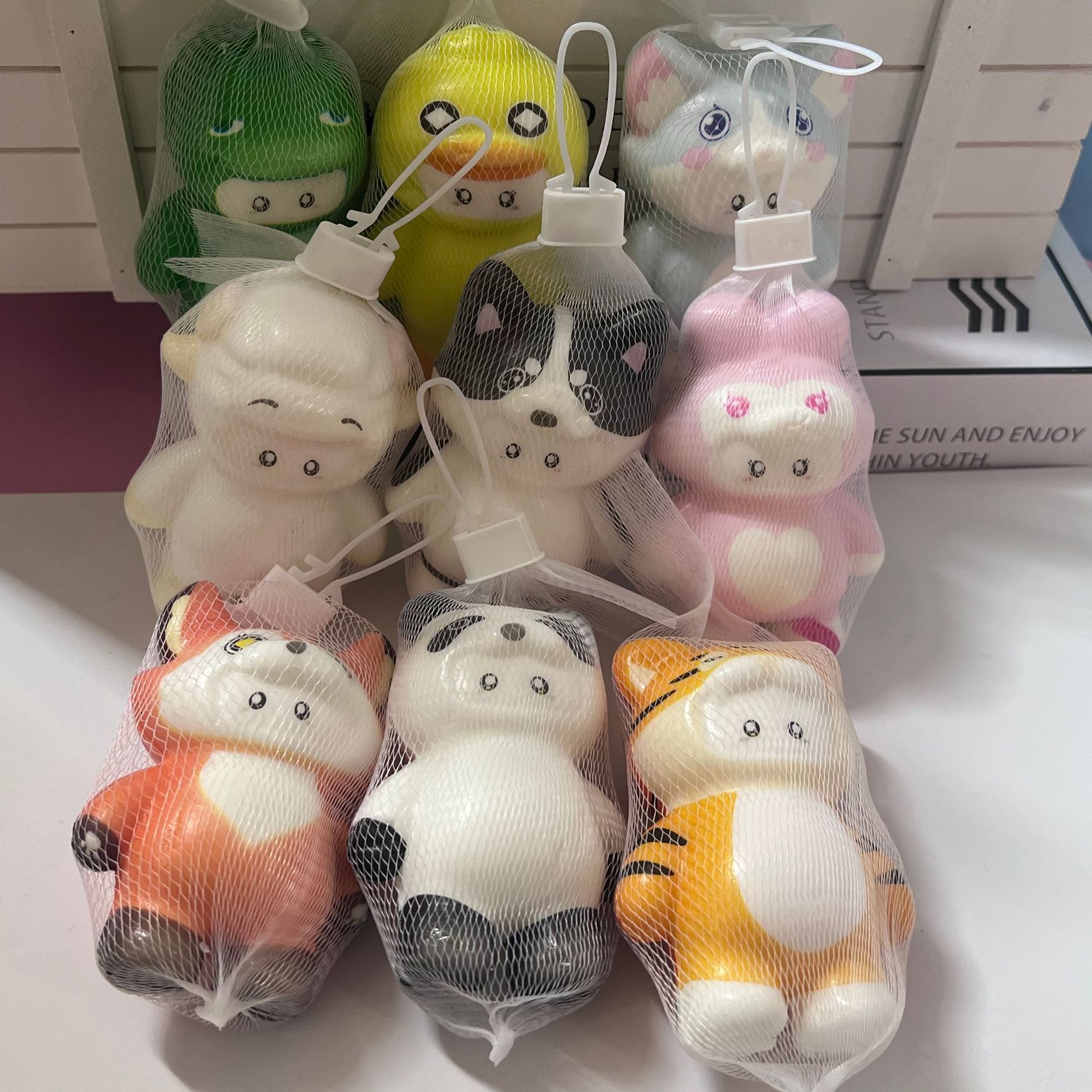 [네트백팩] Yuanmengxing 혼합모-9cm