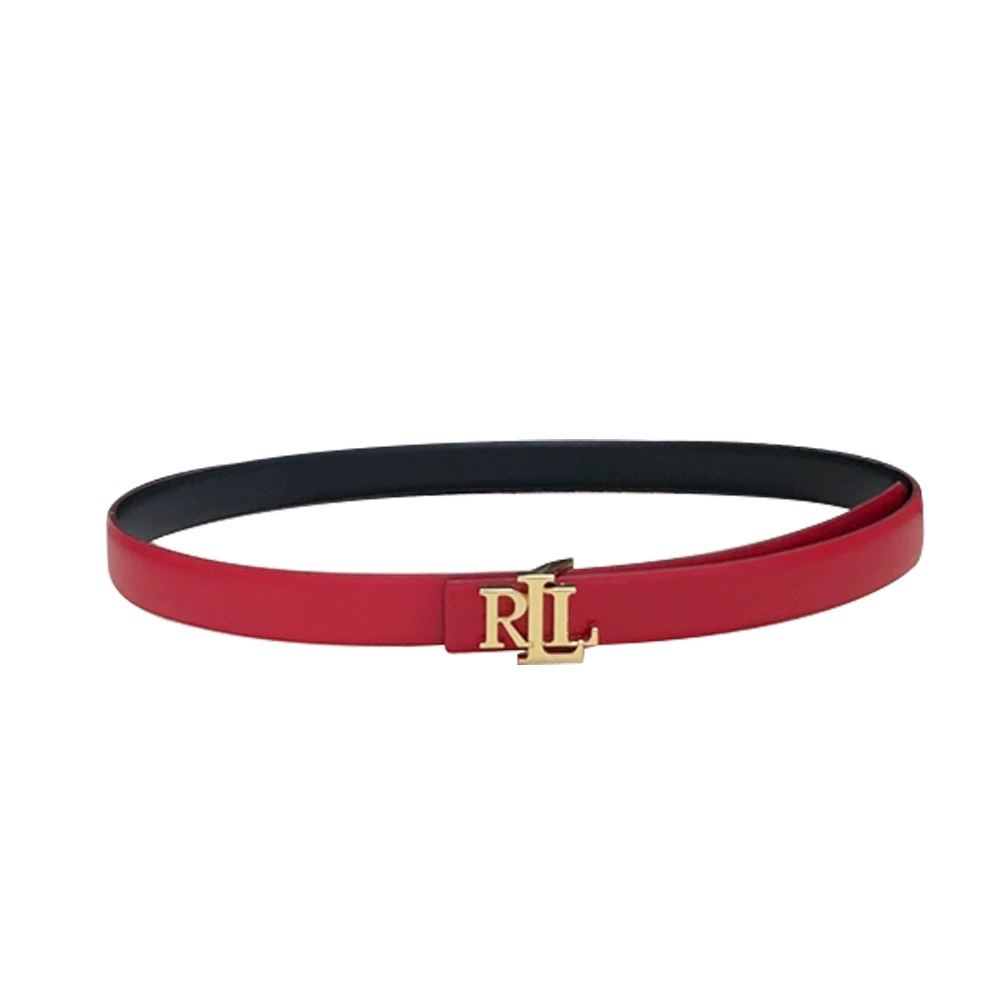 Fashionable universal double-sided belt with letters, European style, 2.5cm