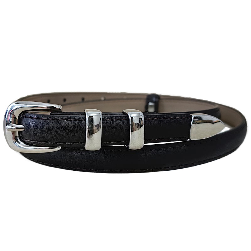 Belt Women's Decorative Versatile Thin Belt Pin Buckle Summer Trendy Ins Style Jeans 2024 New Factory Direct Sale