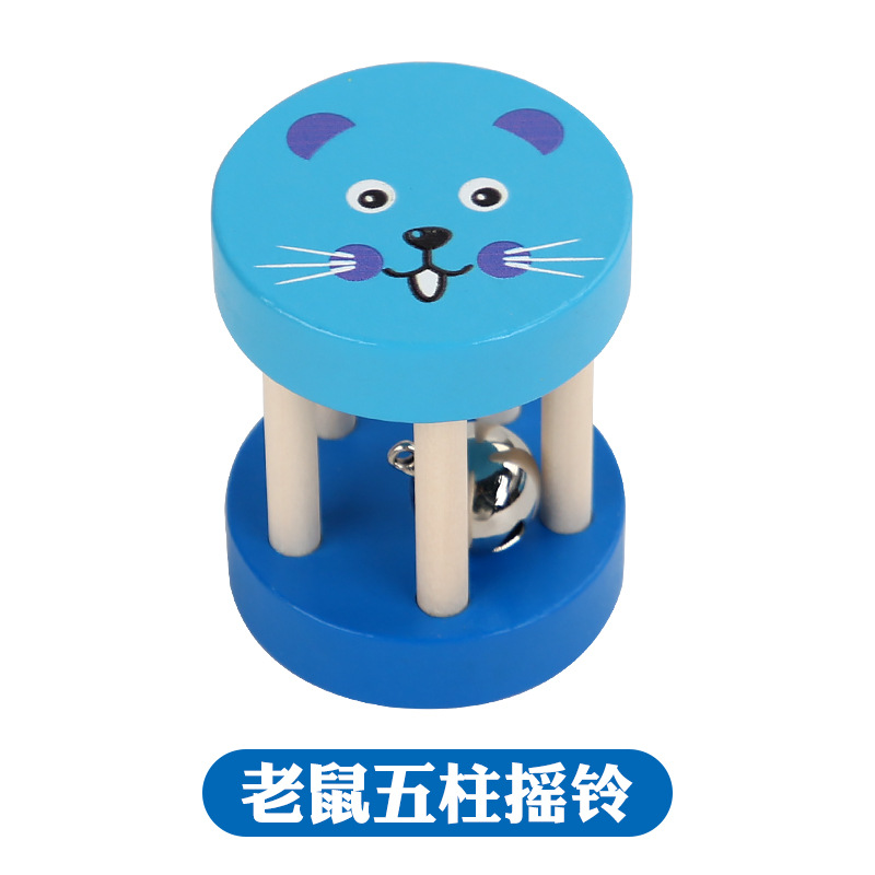 Bebé dibujos animados animal timbre de madera niño pequeño puzzle educación temprana Orf instrumento musical bebés educación temprana música