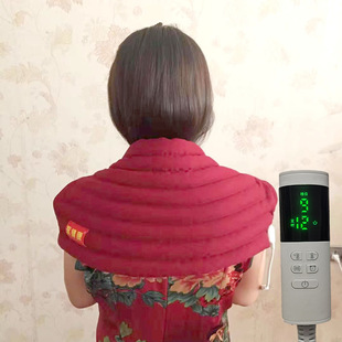 Original Electric Heating Red Bean Bag for Head, Shoulder, Neck, and Stomach, Wholesale Electric Heating with Nine-Level Temperature Adjustment