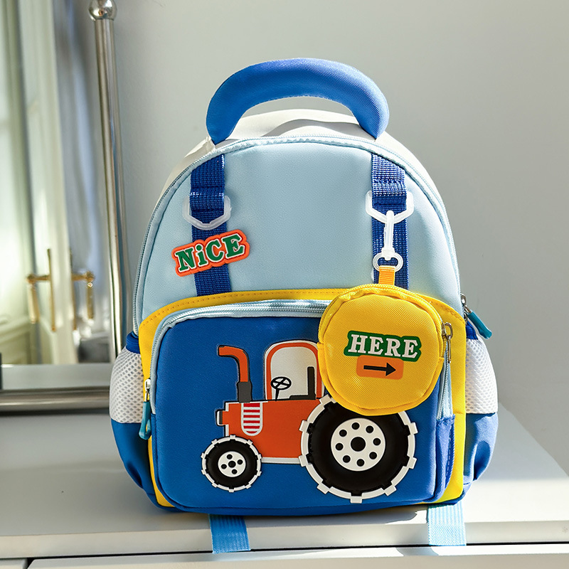 Mochila de jardín de infantes de dibujos animados Mochila de niños de clase media y pequeña Mochila de niños de 3 a 5 años Mochila de preescolar