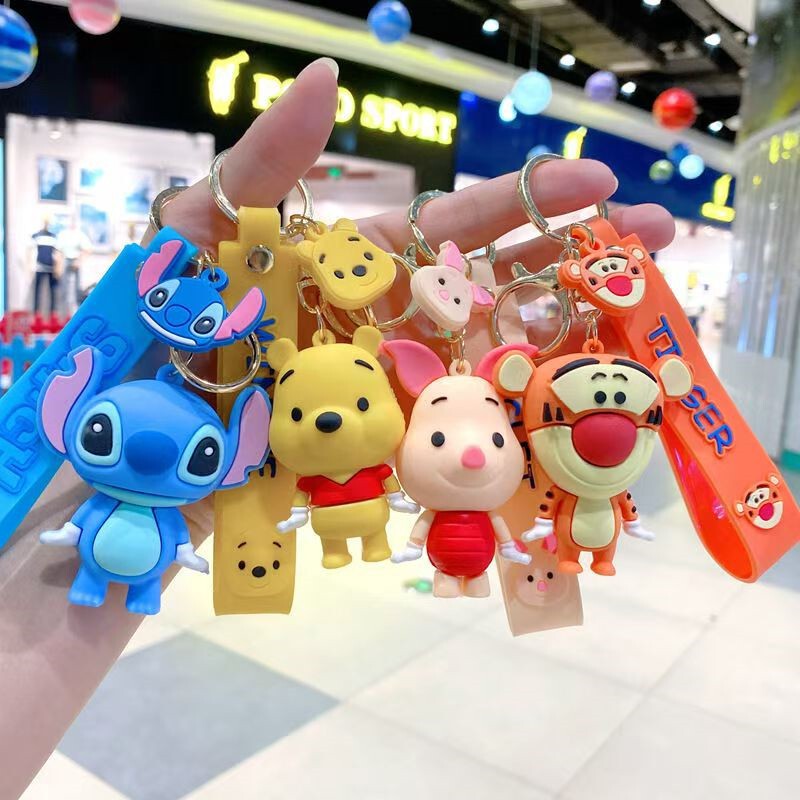 Mickey Minnie Cartoon Keychain Cute Donald Duck Bag Pendant Creative Car Key Pendant Gift Wholesale Mickey Minnie Cartoon Keychain Cute Donald Duck Bag Pendant Creative Car Key Pendant Gift Wholesale