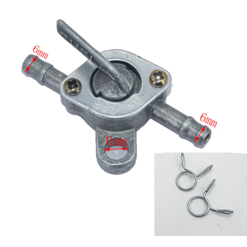 Accesorios de modificación de motocicleta interruptor scooter interruptor de aceite interruptor de tanque de combustible interruptor de circuito de aceite olla de aceite interruptor de Tanque de combustible auxiliar