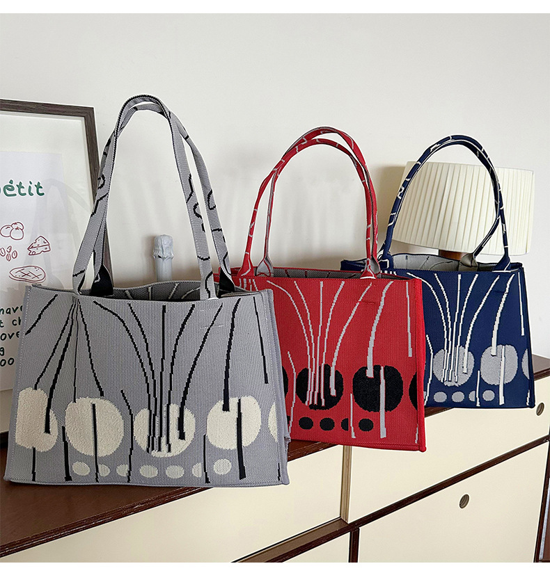 Women's Large Polyester Geometric Classic Style Open Tote Bag display picture 4