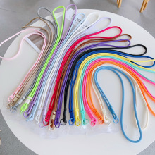 可调节七彩手机挂绳带垫片适用高端伸缩调节防丢防盗钥匙扣手机绳