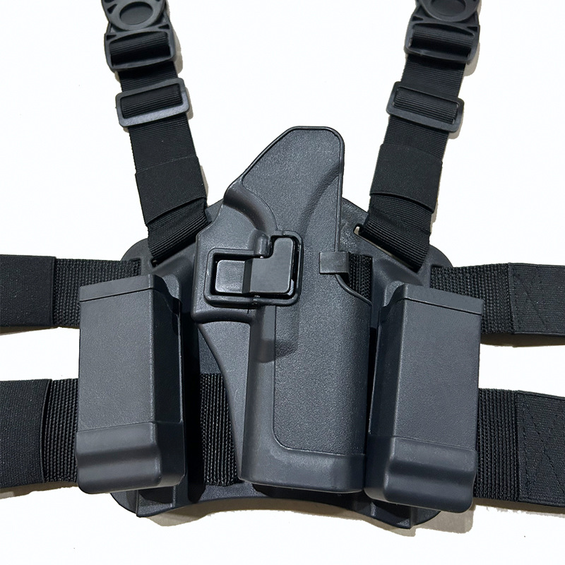 (2개) CQC 공장 직접 GLOCK 퀵 풀 슬리브 침몰 더블 안티 전술 허리 매달려 다리 슬리브 G17 콤비네이션 건 슬리브 크로스-테두리