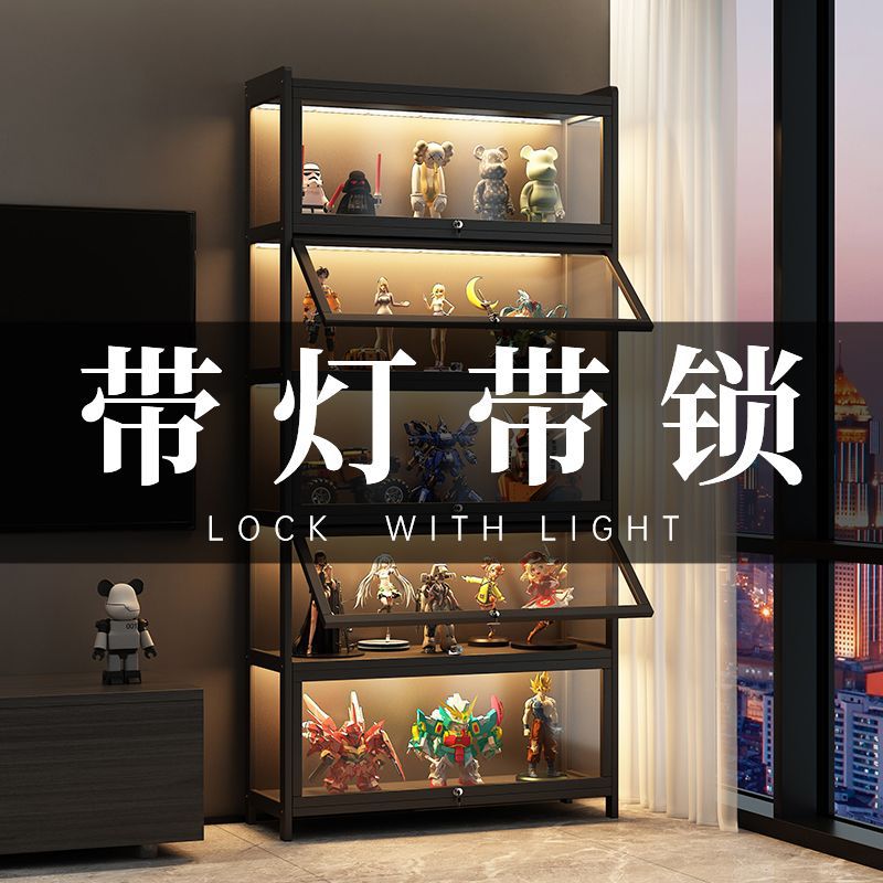 手办乐高亚克力透明展示架陈列柜家用模型玩具收纳