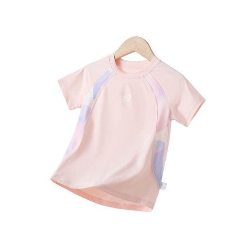 Women's Quick-Dry Sports T-Shirt, Stylish for Older Children - 2025 Children's Summer Lightweight Short-Sleeve Top