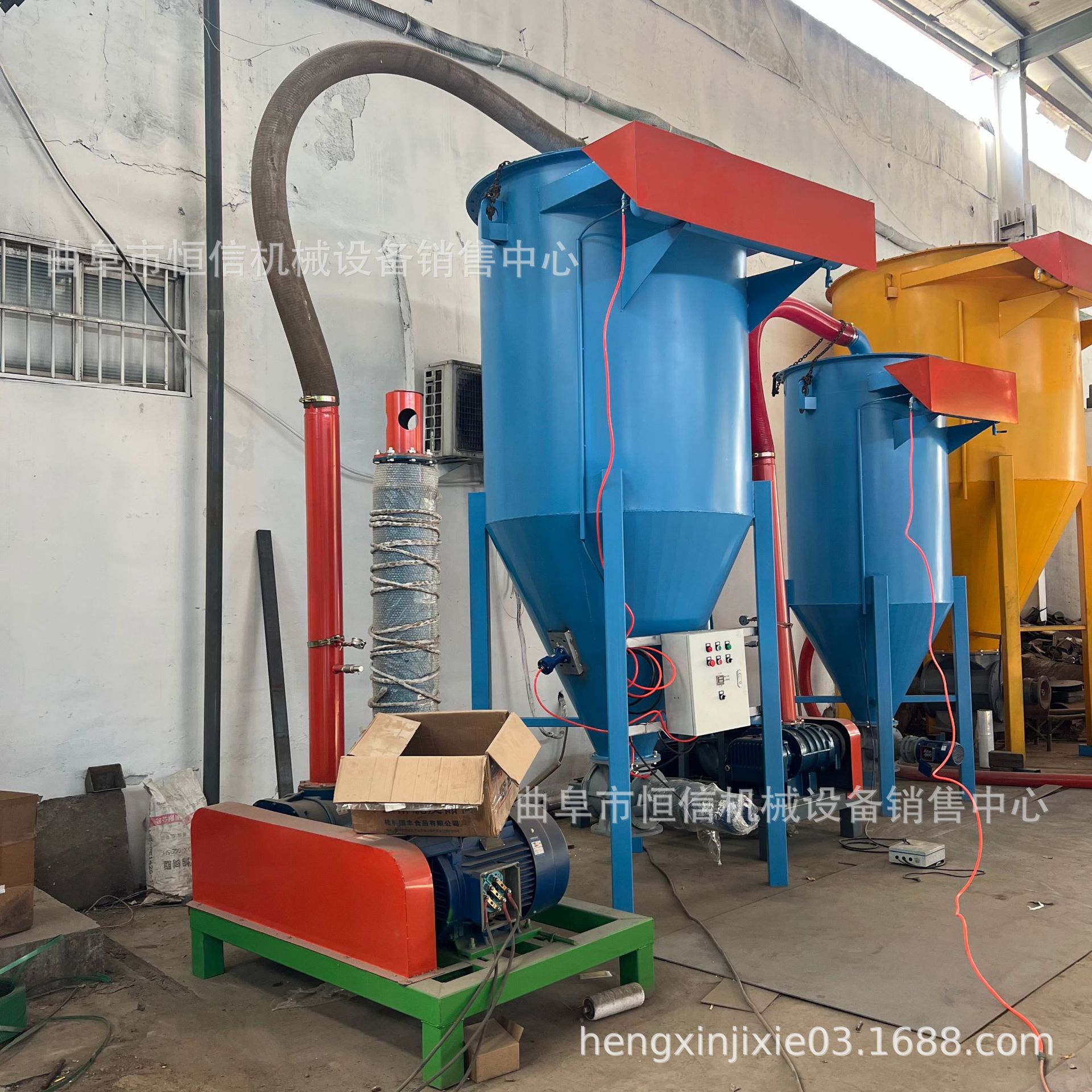 2023新型陶粒颗粒气力输送机 铸造灰装吨包气力吸灰机吸粉机直供