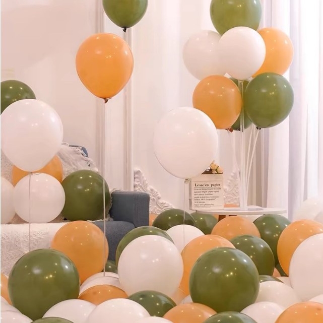 Balón de macarón para niños de cumpleaños al por mayor decoración escenario de diseño rosa una variedad de color globo grueso