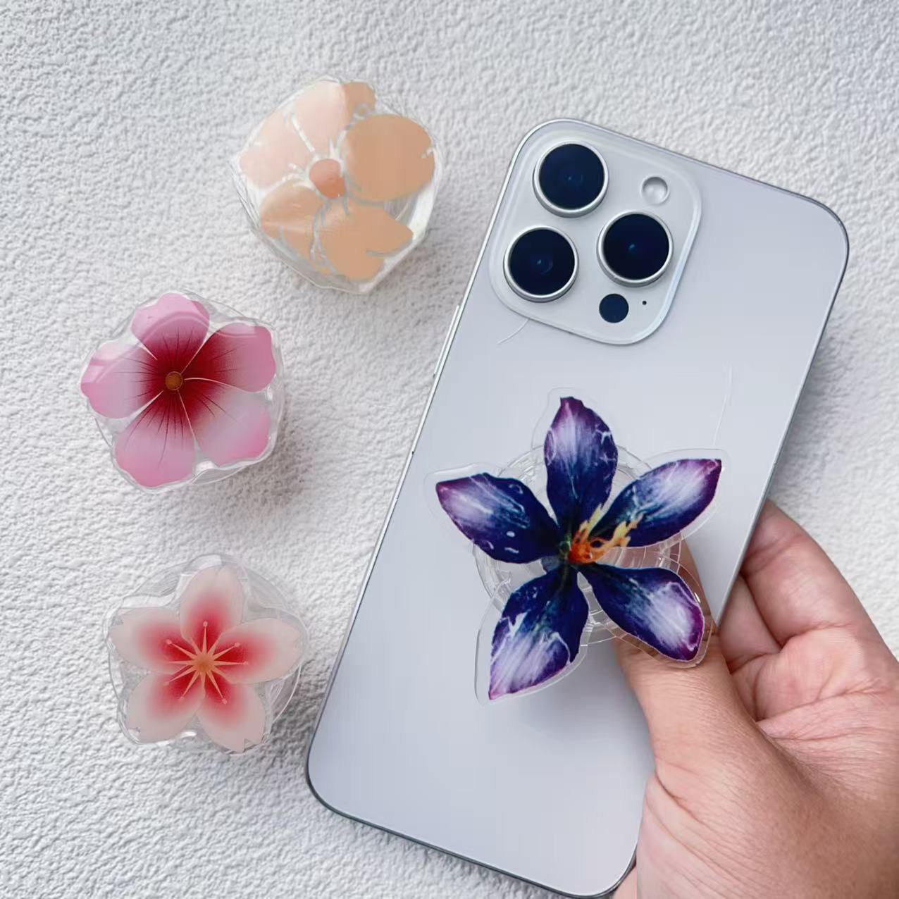 20g Weight Airbag Bracket Classification Acrylic Material Flower Pattern Simple Style, Classic Style Style Flower Acrylic Simple Style Classic Style Airbag Bracket 5