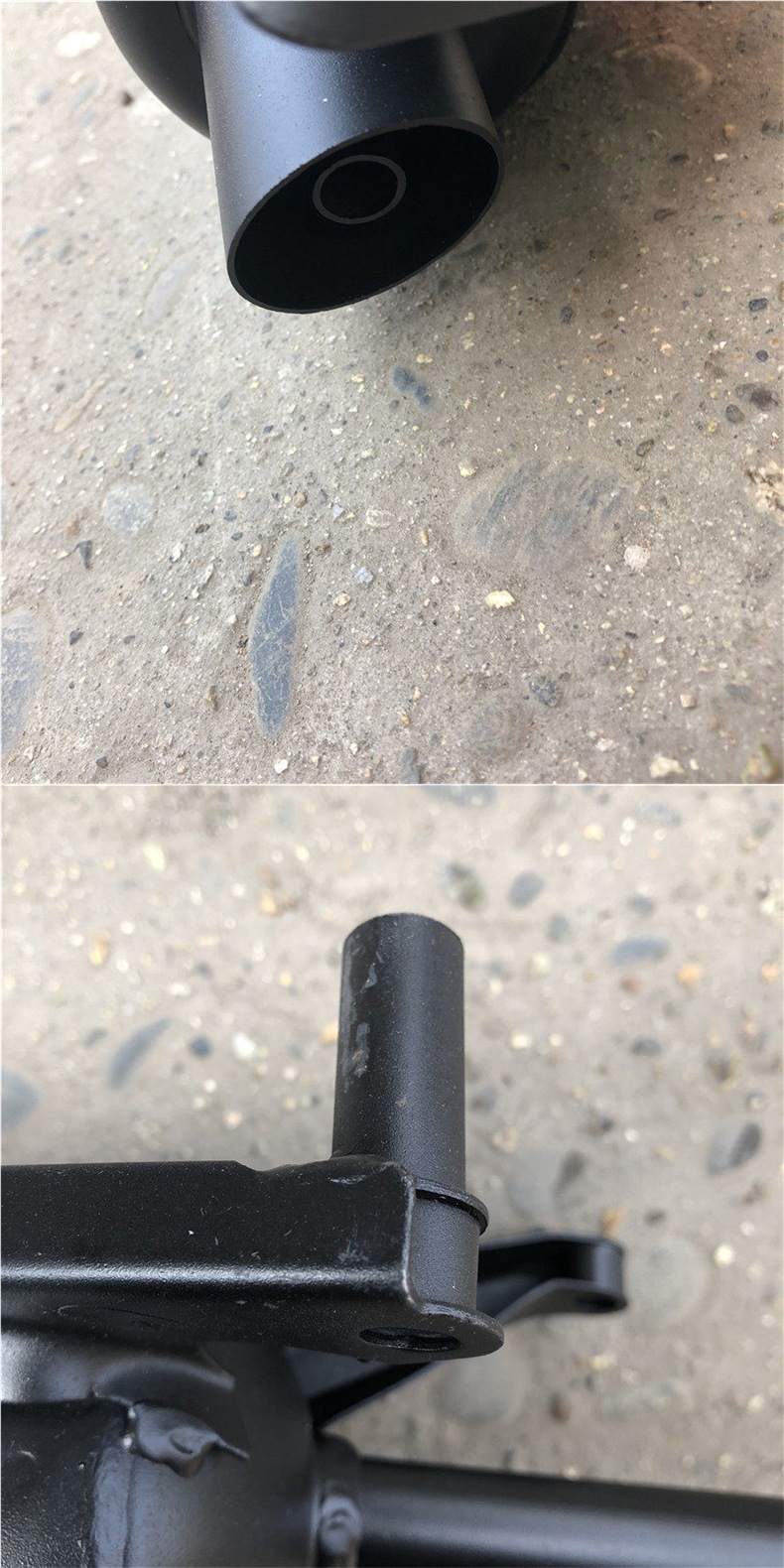Free shipping Ghost Fire Qiaoge motorcycle exhaust pipe scooter silencer exhaust muffler smoke pipe silencer