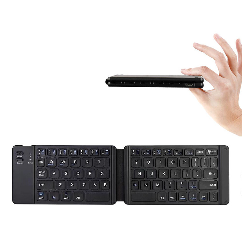 Suitable for iPad tablet computer External two-fold wireless Bluetooth keyboard support Android winIOS system hand