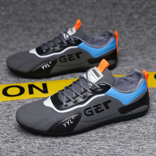 New Foreign Trade Men's Shoes Casual Shoes Fashion Sports Board Shoes Men's Slip-on Lazy Shoes Fashionable Doudou Shoes Men