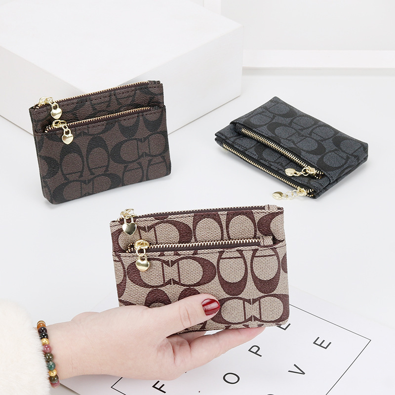 European and American 2026 New Style Zipper Coin Purse Women's Clutch Mini Card Holder Short Wallet Key Pouch Coin Bag European and American 2026 New Style Zipper Coin Purse Women's Clutch Mini Card Holder Short Wallet Key Pouch Coin Bag